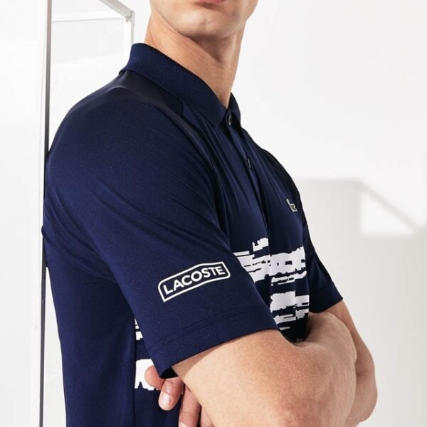 Áo Lacoste Polo Novak Djokovic Stripe Block DH7974-51-525 - Ảnh 4