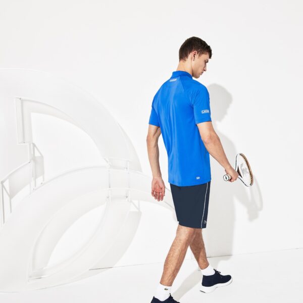 Áo Lacoste Polo Sport Novak Djokovic Blue DH7974-51-JFL - Ảnh 3