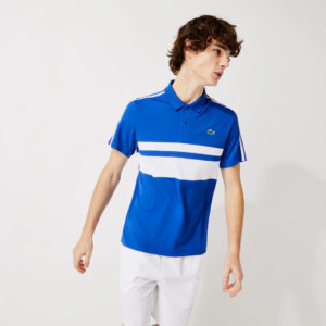 Alternative view of Áo Lacoste SPORT Contrast Stripes Ultra Dry Polo Shirt DH9605-S21