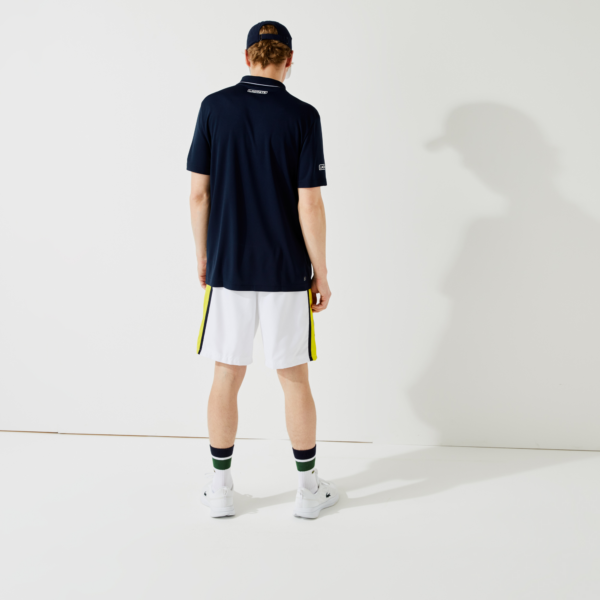 Áo Lacoste Breathable Resistant Tennis Polo Shirt DH9658-525 - Ảnh 6