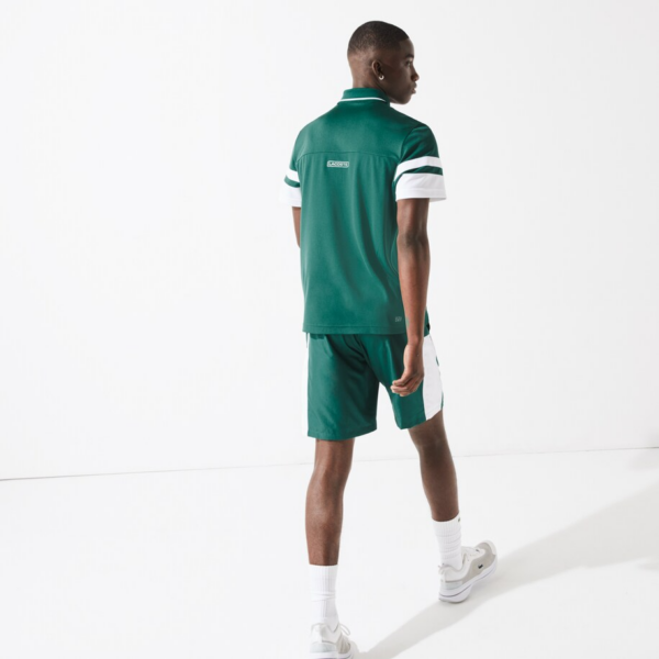 Áo Men’s Lacoste Sport Striped Polo Shirt 'Green' DH9681-UGA - Ảnh 5
