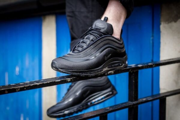 Giày Nike Air Max 97 Ultra 17 Premium 'Triple Black' 918356-002 - Ảnh 2