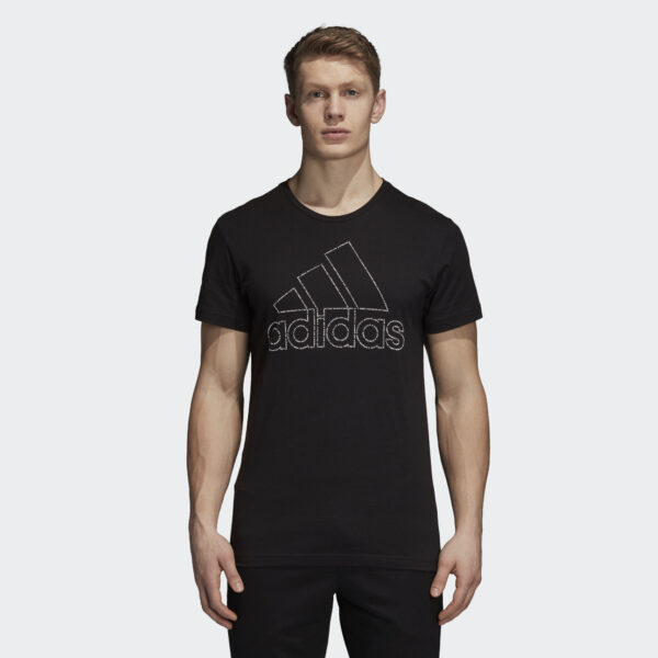 Áo Adidas Id Badge Of Sport Tee Graphic Tee Black DI0271 - Ảnh 4