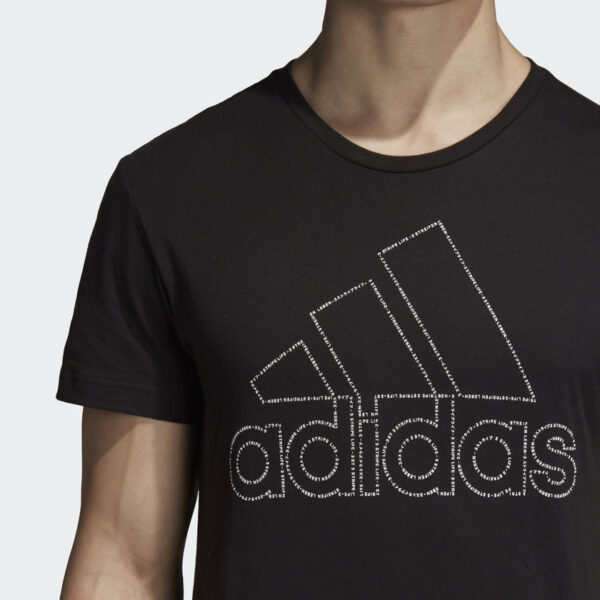 Áo Adidas Id Badge Of Sport Tee Graphic Tee Black DI0271 - Ảnh 2