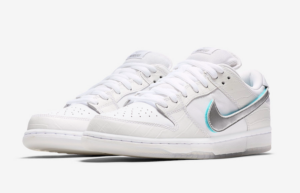 Giay Nike SB Dunk Low 'Diamond Supply Co White Diamond' BV1310-100