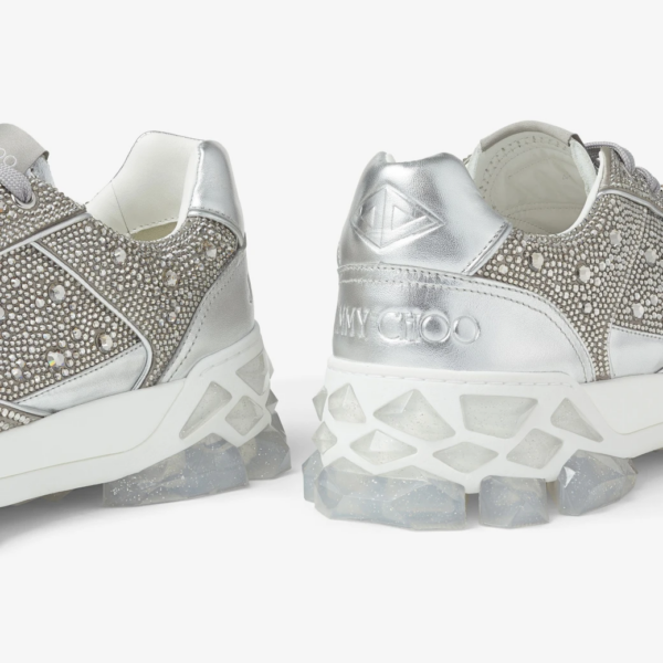 Giày Jimmy Choo Diamond X Strap 'Crystal' - Ảnh 7