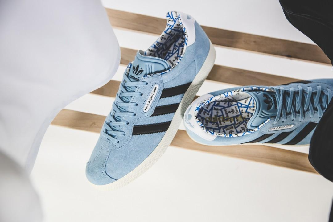Giày Adidas Have A Good Time x Gazelle Super 'Clear Blue' G54785 - Ảnh 6