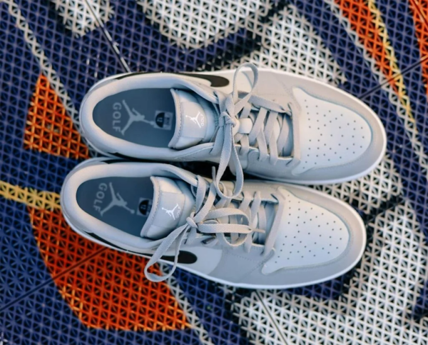 Giày Golf Nike Air Jordan 1 Low Golf 'Wolf Grey' DD9315-002 - Ảnh 9