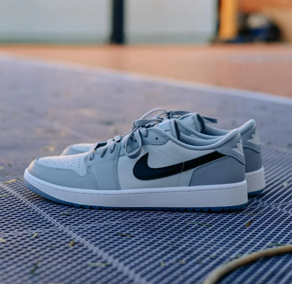 Giày Golf Nike Air Jordan 1 Low Golf 'Wolf Grey' DD9315-002 - Ảnh 7