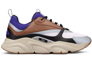 Giay Dior B22 Sneaker Violet Brown Beige 3SN231YXX-H769