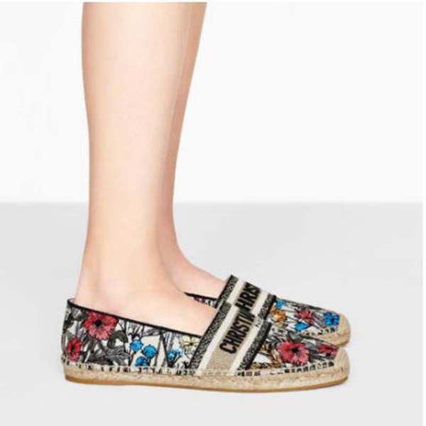 Giày Dior Espadrille 'Multicolor Mille Fleurs' KCB585MLE_S89Z - Ảnh 3