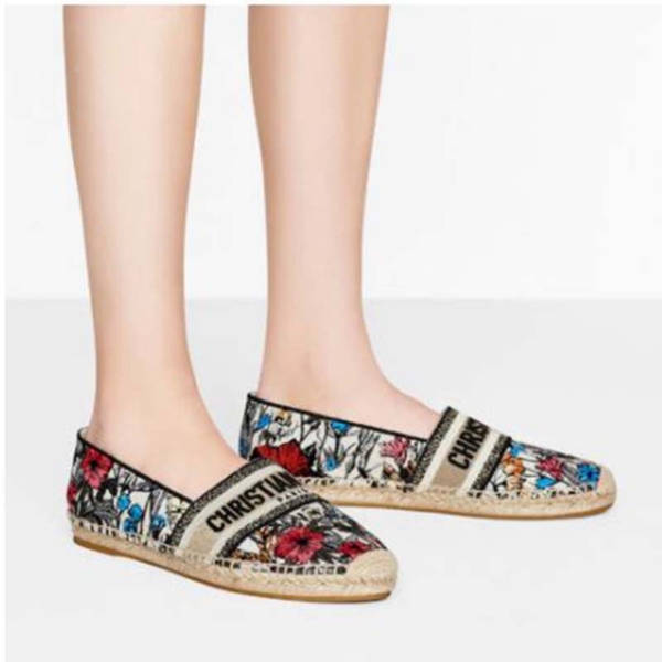 Giày Dior Espadrille 'Multicolor Mille Fleurs' KCB585MLE_S89Z - Ảnh 2