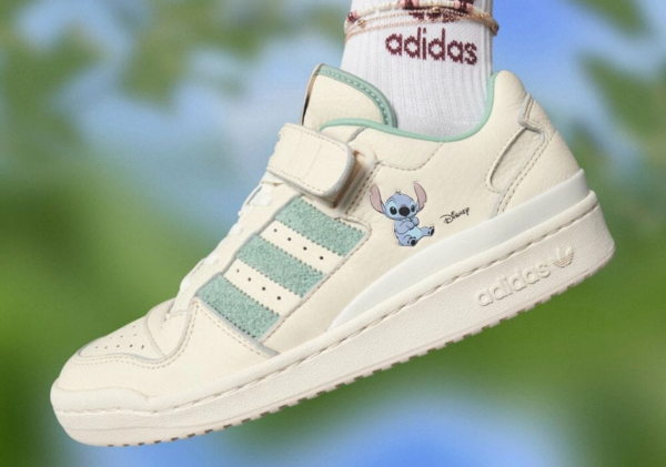 Giày Adidas Forum Low Disney Stitch 'Wonder White' HQ6374 - Ảnh 4