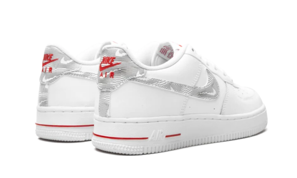 Giày Nike Air Force 1 Low GS 'White University Red' DJ4625-100 - Ảnh 4