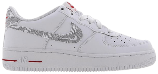 Giày Nike Air Force 1 Low GS 'White University Red' DJ4625-100