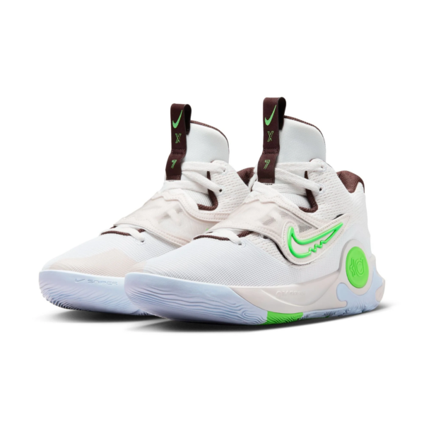 Giay Nike KD Trey 5 X 'Wolf Grey Volt Crimson' DJ7554-014