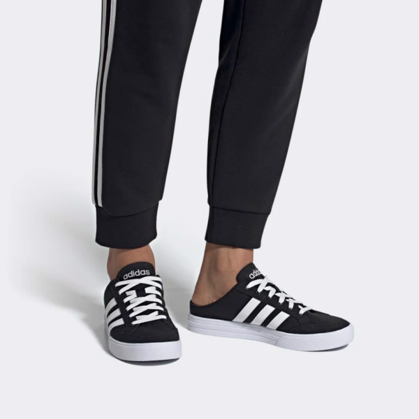 Giày Adidas VS Set Mule 'Black White' FX4850 - Ảnh 2