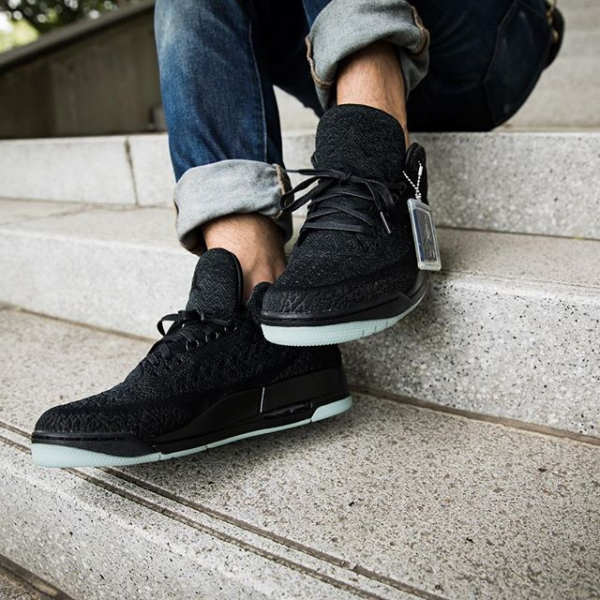 Giày Nike Air Jordan 3 Retro Flyknit 'Black' AQ1005-001 - Ảnh 3