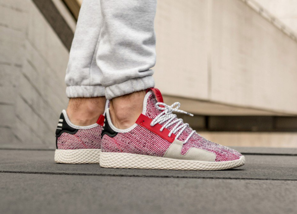Giày Adidas Tennis Hu V2 Pharrell Solar 'Scarlet' BB9542 - Ảnh 2