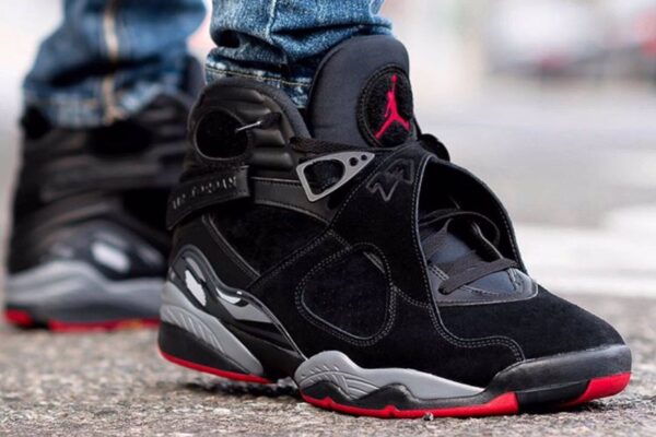 Giày Nike Air Jordan 8 Retro GS 'Bred' 305368-022 - Ảnh 5