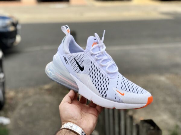 Giày Nike Air Max 270 'White Black Total Orange' AH8050-106 - Ảnh 6
