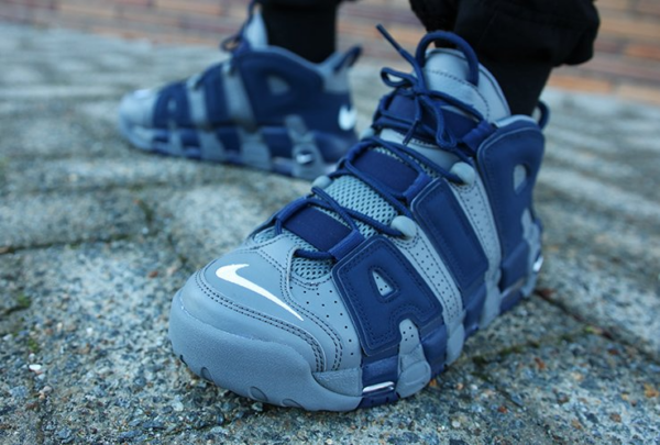 Giày Nike Air More Uptempo GS 'Georgetown Hoyas' 415082-009 - Ảnh 4