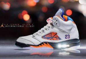Alternative view of Giày Nike Air Jordan Retro 5 'International Flight' 440889-148
