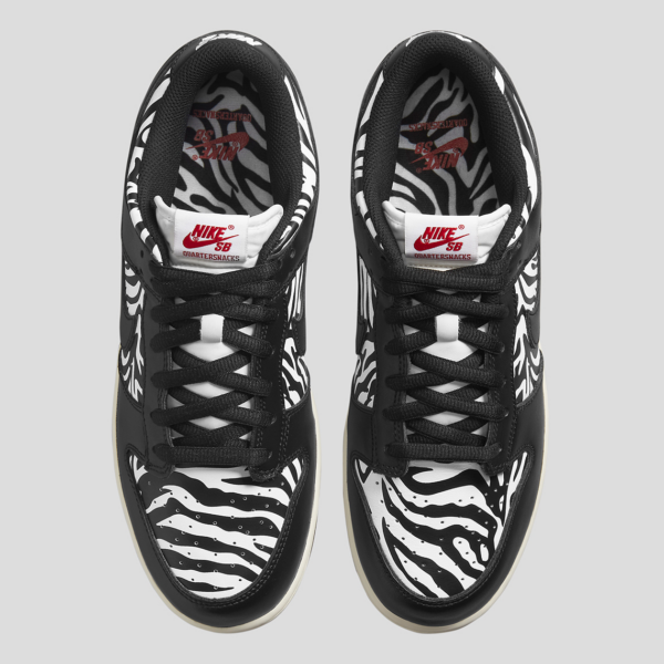 Giày Nike Quartersnacks x Dunk Low SB 'Little Debbie's Zebra Cakes' DM3510-001 - Ảnh 6