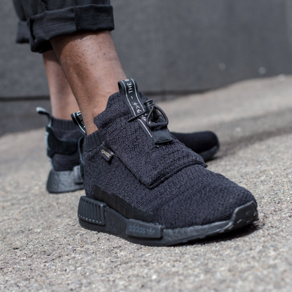 Giày Adidas NMD TS1 PK Gore-Tex 'Triple Black' AQ0927 - Ảnh 2