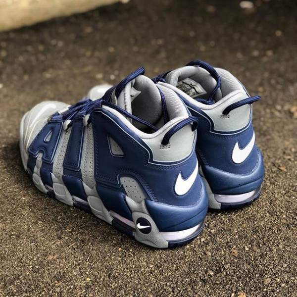 Giày Nike Air More Uptempo GS 'Georgetown Hoyas' 415082-009 - Ảnh 9