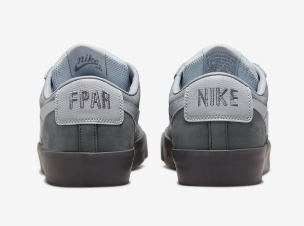 Giày Nike SB Blazer Low QS x FPAR 'Cool Grey' DN3754-001 - Ảnh 5