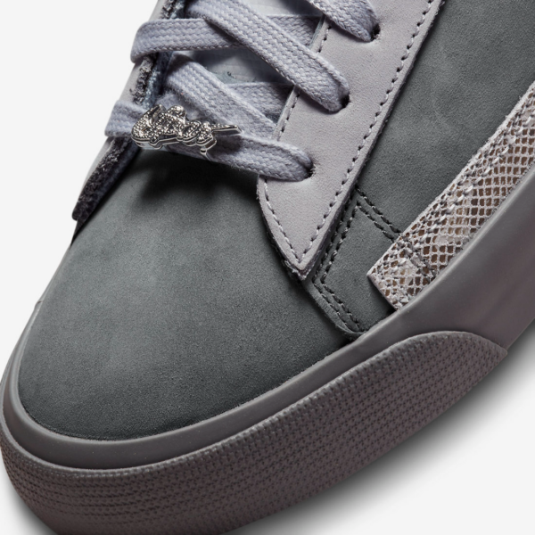 Giày Nike SB Blazer Low QS x FPAR 'Cool Grey' DN3754-001 - Ảnh 7