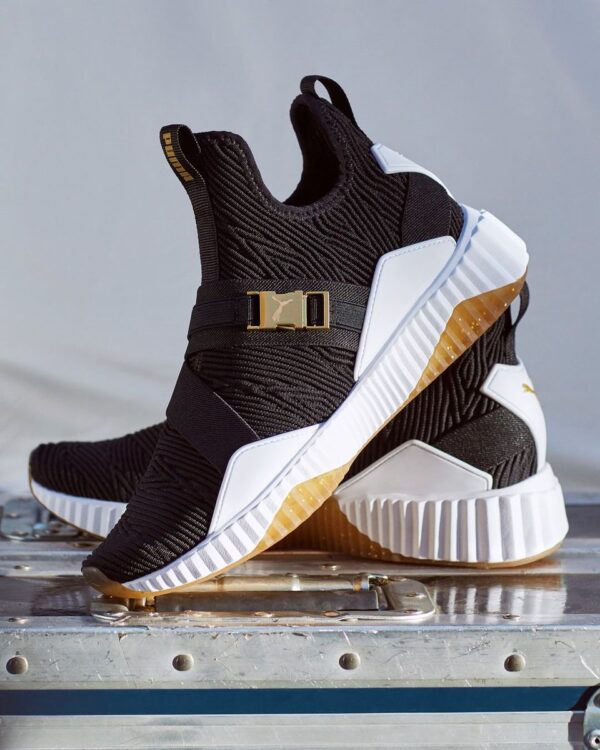Giày Puma Defy Mid Varsity (Black) 191667-01 - Ảnh 4