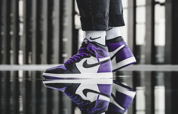 Giày Nike Air Jordan 1 Retro High OG 'Court Purple' 555088-501 - Ảnh 4