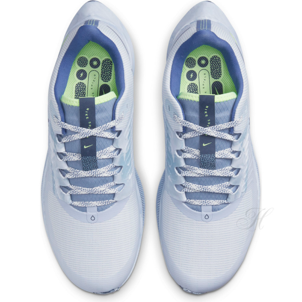 Giày Nike Air Zoom Pegasus 38 Shield White Blue Women Running Shoes DO2341-144 - Ảnh 3