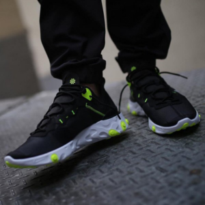 Alternative view of Giày Nike React Element 55 'Black Volt' BQ6166-001