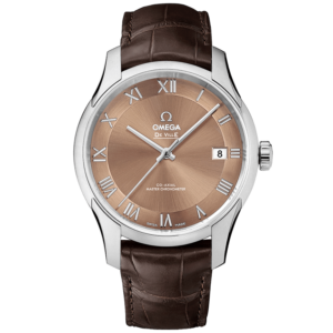 Đồng Hồ Omega De Ville Hour Vision 'Brown' 433-13-41-21-10-001