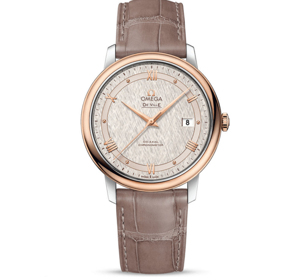 Đồng Hồ Omega De Ville Ivory Silvery 'Brown' 424-23-40-20-02-003