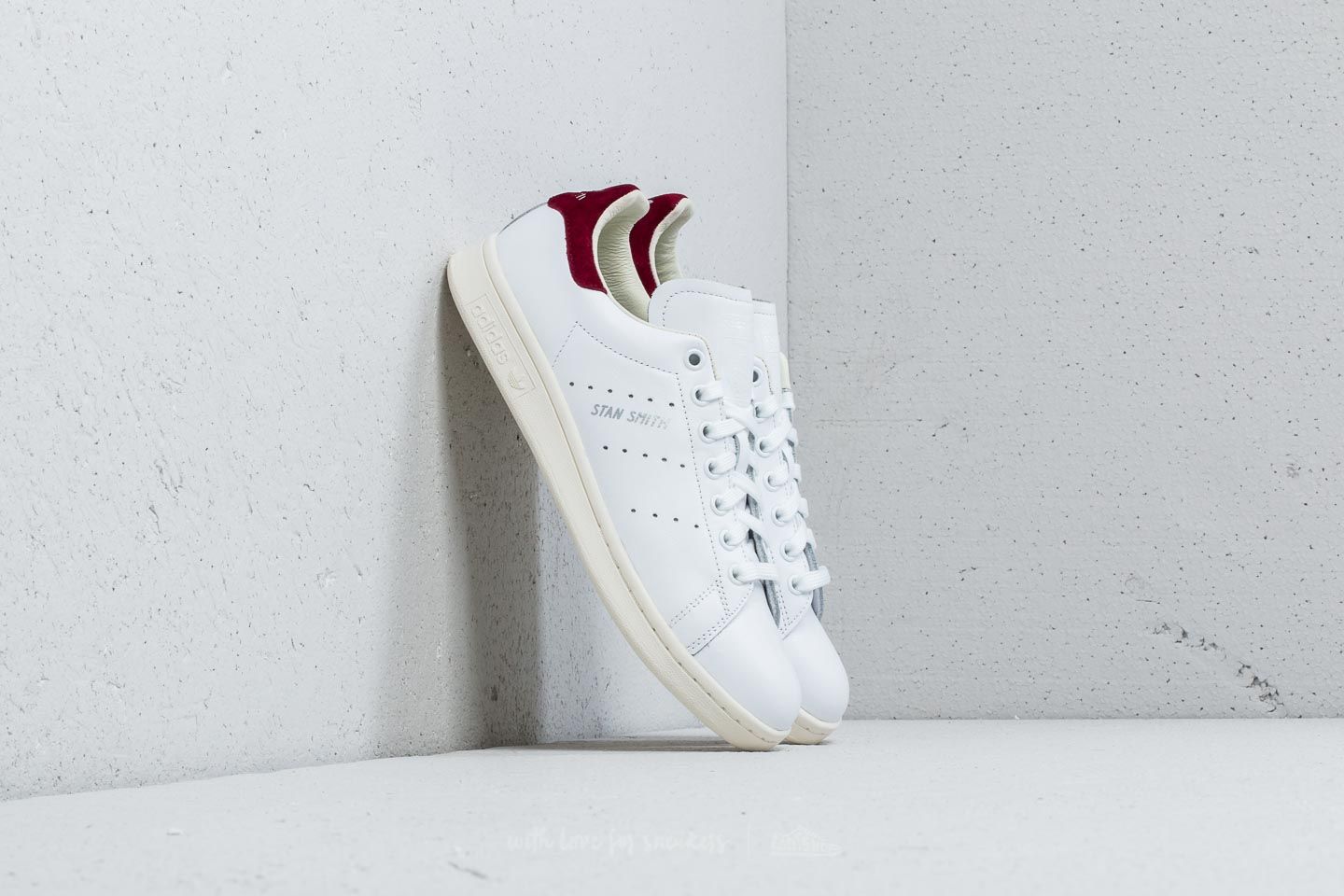 Giày Adidas Originals Stan Smith 'White Burgundy' AQ0887 - Ảnh 5