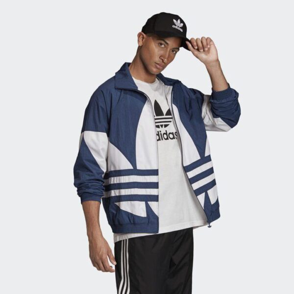 Áo Adidas Big Trefoil Track Jacket Blue FM9894 - Ảnh 5