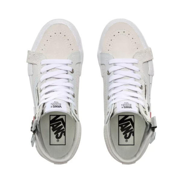 Giày Vans Sk8-Hi Reissue CAP 'Glitter Mix White' VN0A3WM1TUT - Ảnh 5