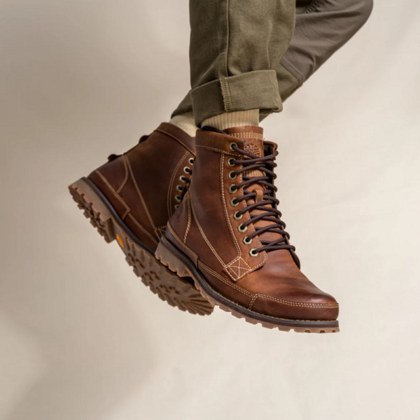 Giày Timberland Earthkeepers Leather 'Brown' 15551210 - Ảnh 2