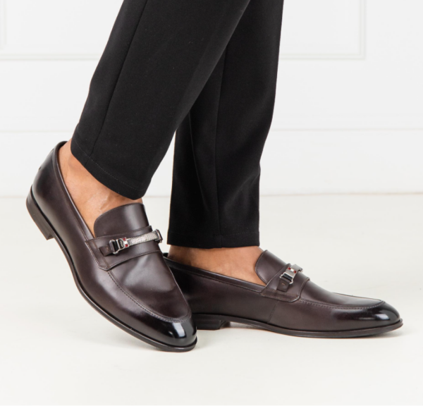 Giày Bally Weary 31 Leather Loafers 'Coffee' 6228337 - Ảnh 2