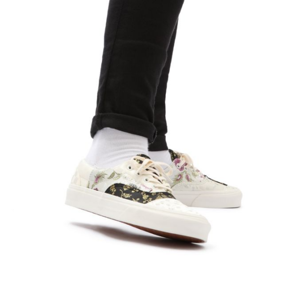 Giày Vans Brocade Era Shoes 'Patchwork True White' VN0A5KX58L8 - Ảnh 2