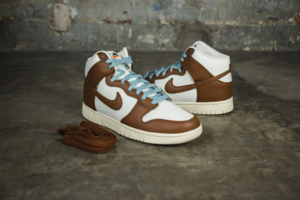 Giay Nike Dunk High PRM Pecan and Sail 'Brown' DQ8800-200