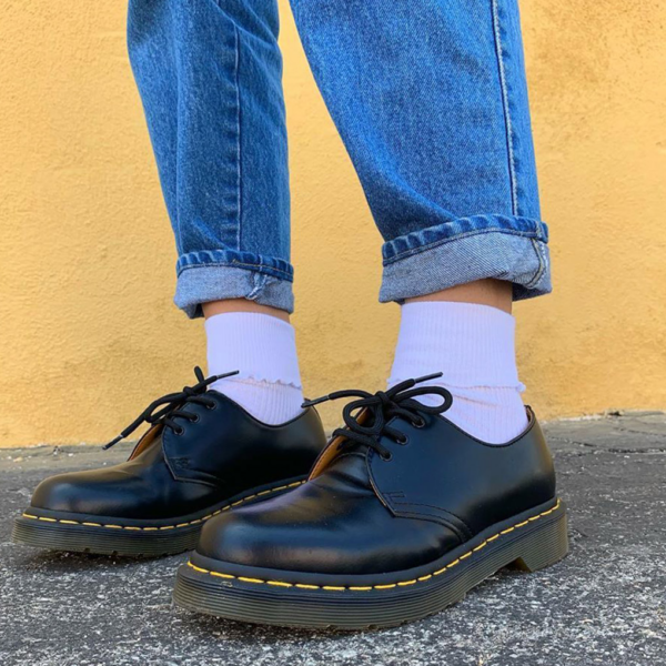 Giày Dr. Martens 1461 Black Smooth Leather 11838002 - Ảnh 2