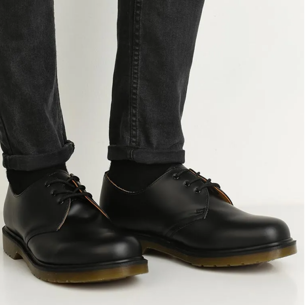 Giày Dr.Martens 1461 Plain Welt Smooth Leather Oxford 'Black' 11839002 - Ảnh 5