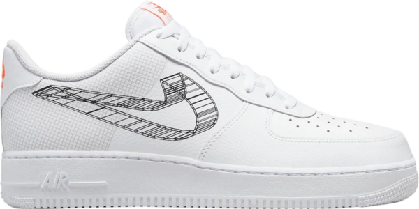 Giày Nike Air Force 1 '07 '3D Swoosh' DR0149-100