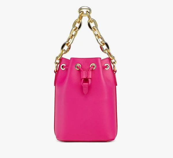 Túi MCM Drawstring Bag in Chain Leather MWDCSSX02QW001 - Ảnh 2