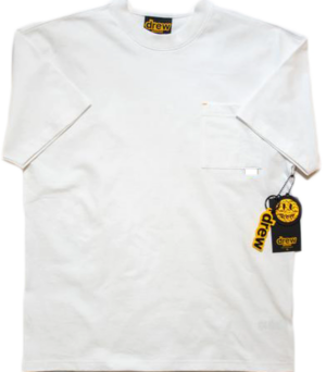 Áo Drew House Basic SS Pocket Tee White
